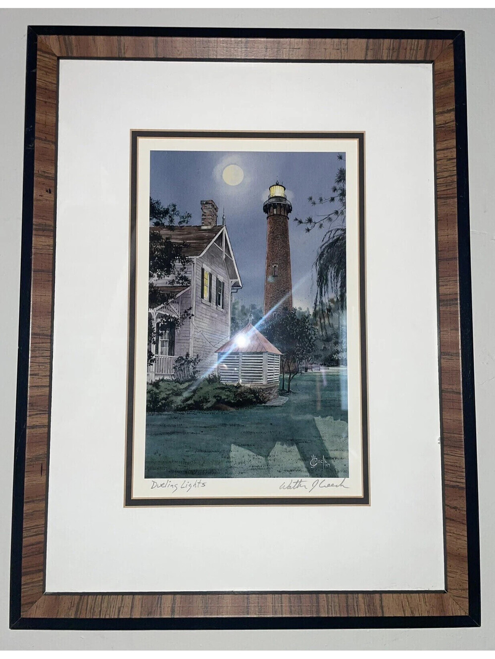 "Dueling Lights"  NC artist Walter Creech